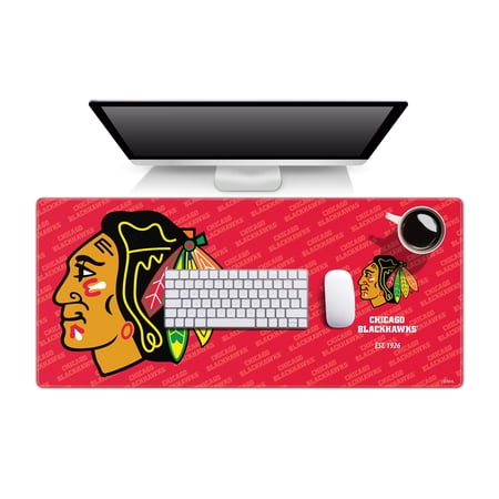 YouTheFan NHL Chicago Blackhawks Logo Series Desk Pad