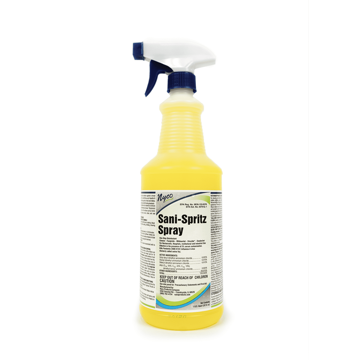 OneStep Disinfectant Cleaner (Quart) for Restaurants, Institutional