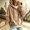 Khaki, variant on Dolkfu Silky Smooth Hoodies for Women Green V-Neck Velour Long Sleeve Hoodie Solid Modern Soft Luxe Relaxed Fit Tops Army Green,L