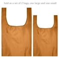 thumbnail image 3 of Wrapables JoliBag Nylon Reusable Grocery Bag, 2 Pack, Harvest, 3 of 5