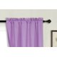 thumbnail image 2 of Cortinas R64 color lila sólido, 2 piezas, con respaldo de espuma, aislantes, para ventanas, juego de 2 paneles con bolsillo para varilla y forro, 94 cm de ancho x 160 cm de largo cada uno, 2 of 2