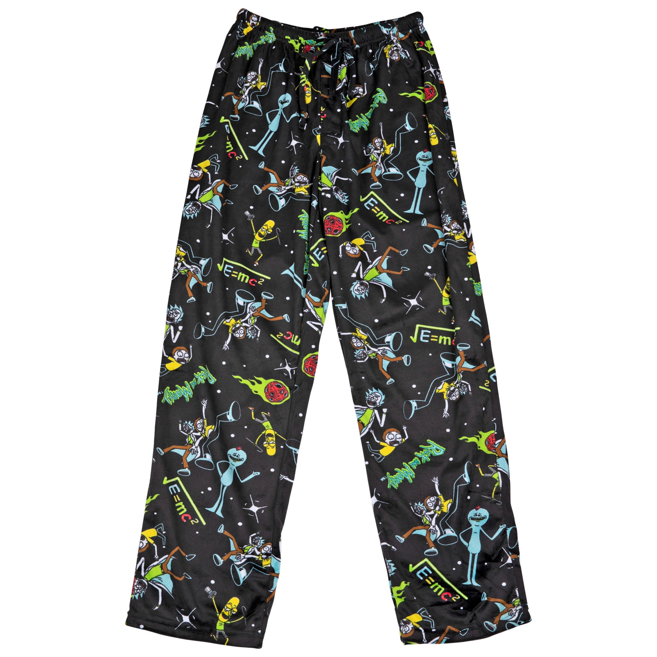 【SCENERITY】Morty Semi Slacks Rick and Morty Speed of Light Sueded Fleece Sleep Pants