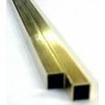 thumbnail image 2 of K&S Metal Tubing - Brass, Square, 5/32" Diameter, 12", 2 of 6