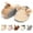 01 Khaki, variant on Infant Baby Boys Girls Slipper Stay On Non Slip Soft Sole Newborn Booties Toddler First Walker Crib House Shoes 0-18 Months