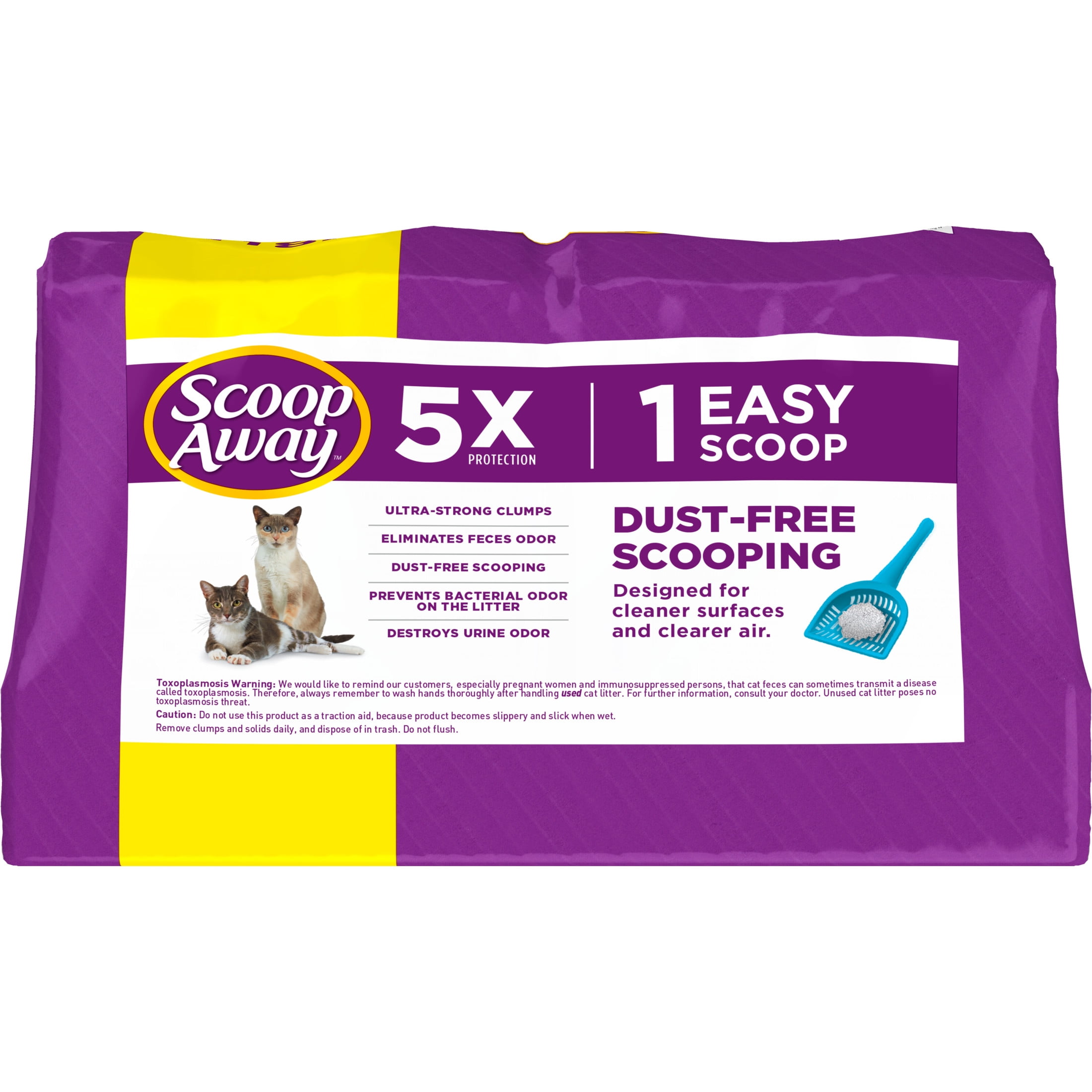 Scoop Away Extra Strength Clumping Cat Litter, Scented, 38 lbs