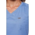 thumbnail image 3 of koi Classics Women's Nicole Crossover V-Neck Solid Scrub Top, 3 of 3