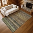 thumbnail image 7 of Addison Rugs Mayfield Premium Machine Washable Transitional Stripes Brown Rectangle Rug, 9' X 12' Machine Washable Transitional Stripes Brown Oversized Sherpa Throw Blanket, 7 of 7