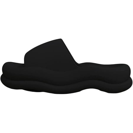 

CoCopeaunts Women Open Toe Slides Non-Slip Thick Sole Slide Sandals Soft Beach Slides Indoor Outdoor 2023