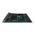 thumbnail image 2 of Ahgly Company Indoor Rectangle Oriental Light Blue Modern Area Rugs, 2' x 5', 2 of 4