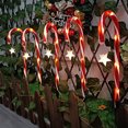 thumbnail image 3 of Luz solar del bastón de caramelo de la Navidad IP65 lámpara solar impermeable del césped decoración de la Navidad FLhrweasw Nuevo, 3 of 9
