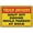Warning Sign 1, variant on Spanish Stealing Will Lead To Arrest Sign 8"x12", Aluminum Tin Warning Signs for Home Outdoor Garden, High Visibility Bilingual Security Sign