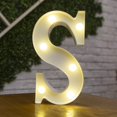 thumbnail image 1 of Luces LED decorativas con letras del alfabeto, lámpara luminosa con número, luz nocturna, fiesta de propuesta de boda, decoración de dormitorio de bebé, 1 of 4