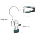 thumbnail image 2 of Uxcell 16Pack Stainless Steel Boot Hangers Portable Laundry Hanging Hooks Clips, Dark Green, 2 of 6