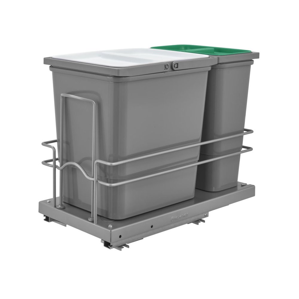 RevAShelf 5SBWC815S1 Sink Base Double Pull Out Waste Containers