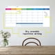 thumbnail image 4 of Ganfancp Papel Calendario Borrable Doble Cara Sin Especificar Fecha Estilo Papel Planificación Rotulador 20Ml Ofertas Del Día 2* Papel de Agenda Sin Fecha + 40 Trozos de Cinta Adhesiva de Doble Cara, 4 of 5