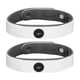 thumbnail image 3 of 2 pulseras antiestáticas de silicona lavables y anticaídas con iones negativos para deportes, color blanco, 3 of 15