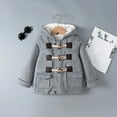 thumbnail image 2 of EHRWE Boy's Winter Coat Baby Hooded Jacket Outerwear Duffle Zipper Winter Coat Trendy Outwear, 2 of 3