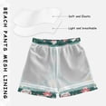 thumbnail image 5 of Happy Cat and Flower Pattern Swim Trunks Quick Dry Beach Pool Board Shorts Lightweight Stylish Print Sizes 2T to XL, 5 of 8