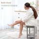 thumbnail image 2 of Banco de ducha LUE BONA HDPS impermeable con estante de almacenamiento gris, 2 of 6