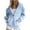 Light Blue, variant on Posijego Women's Sports Hoodie Zip up Sweatshirts Causal Oversized Long Sleeve Hooded Jacket with Pockets