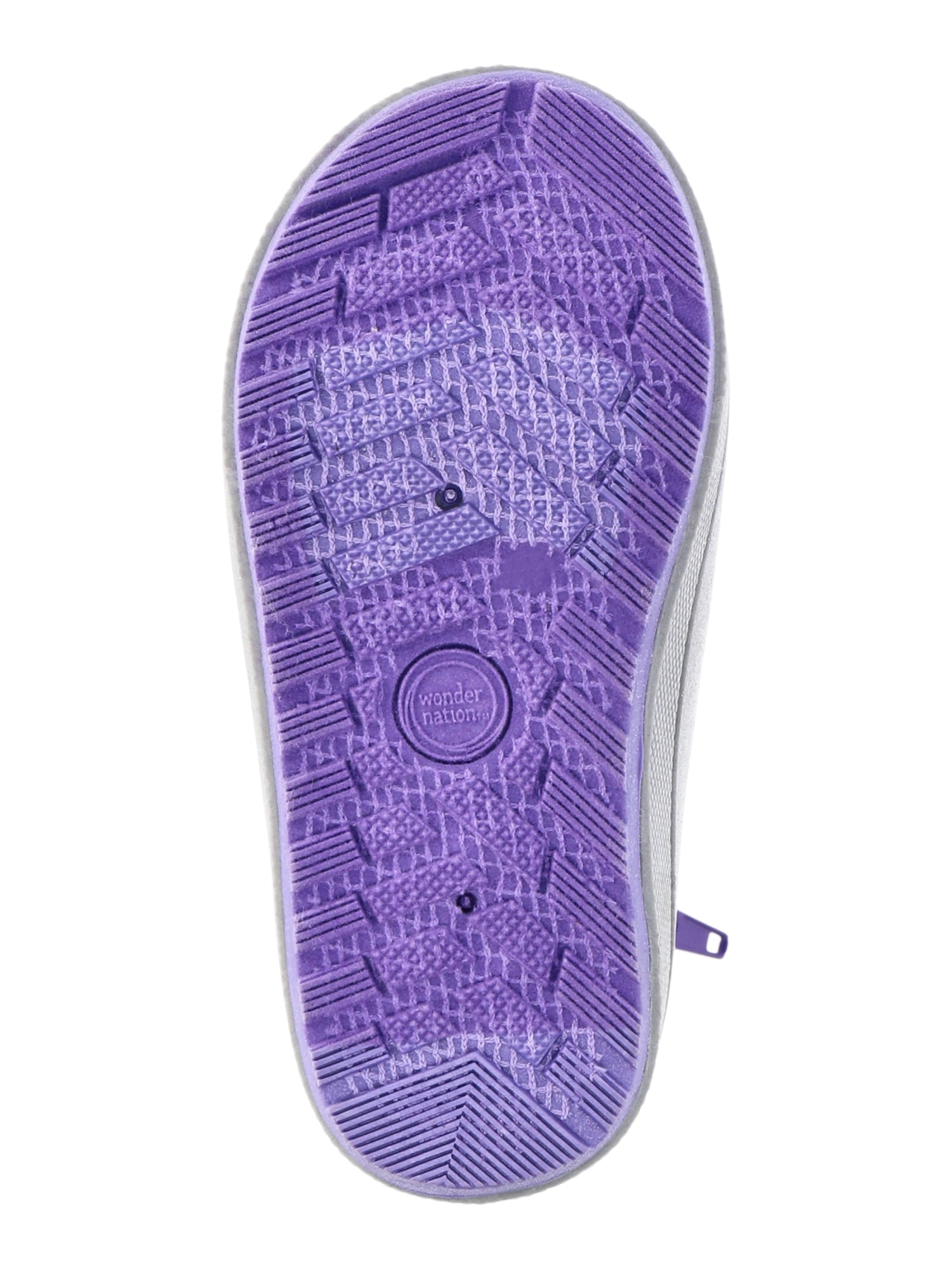 Wonder Nation Girls Glitter Winter Boots with Side Zip