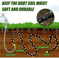 thumbnail image 6 of Flat Soaker Hose 100ft, 80% Water-Saving Drip Irrigation Hose for Garden, Leakproof and Flexible with Anodized Aluminum Ends, Double Layer Soaking Hoses for Garden, Vegetables, 6 of 8