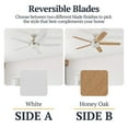 thumbnail image 3 of Prominence Home 52" Modern Ceiling Fan, Light, Remote Control Indoor, Soft Gold, 3 of 12