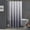 Grey, variant on Gradient Digital Printed Waterproof Shower Curtain, Thickened Polyester Bathroom Curtain with Stainless Steel Grommets, Quick-Dry Fabric for Bathroom Decor Easy Wash 180x180cm, Black