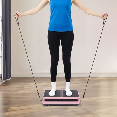 Vibration Plate Exercise Machine with Remote Control, Multi-speed Adjustment Functions