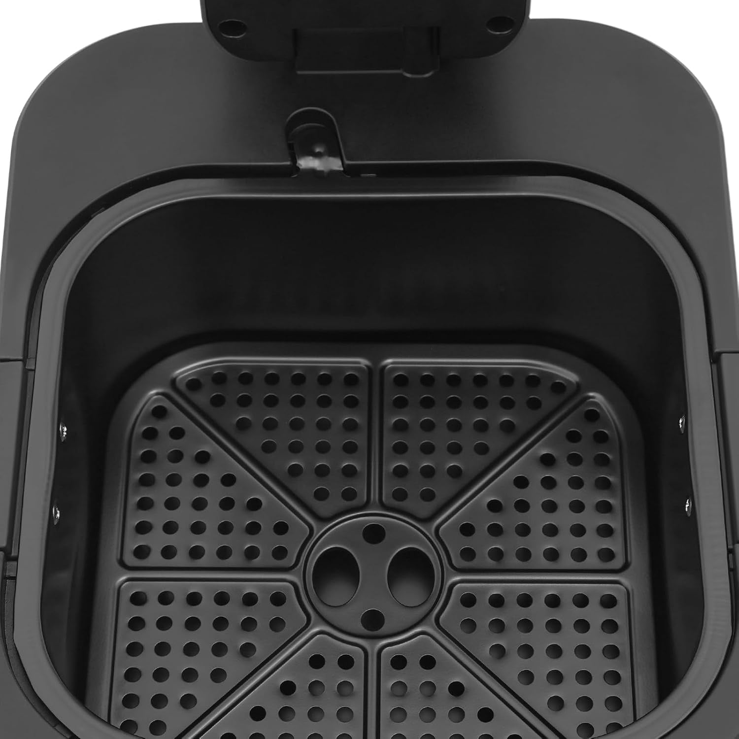 9L Portable Digital Air Fryer with Touch Screen, 1350W Countertop Air Fryer Non Toxic, Large Capacity 360° Roasting Basket for Chicken Fries, Grill, Dry, Roast, Heat - Automatic Power Off, Black