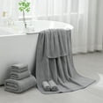 thumbnail image 5 of Green Essen 8 Pieces Extra Large Bath Towel35"x 70" Highly Absorbent Quick Dry Bath Sheets Bath Towel Oversized Clearance Soft Shower Towels for Bathroom Spa Hotel Gym(Dark Grey), 5 of 8