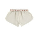 thumbnail image 2 of P.J. Salvage Womens Star Waistband Pajama Shorts, Beige, Small, 2 of 2