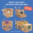 thumbnail image 6 of Educational Insights Boxineers Cardboard Vehicles, Craft Set for Kids Ages 5 and up, 6 of 7