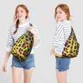 thumbnail image 2 of Cheetah Spot Sling Backpack - Tropical Leopard Design Shoulder Bag, Compact Lightweight Pack for Essentials, 2 of 4
