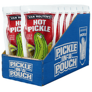 Van Holten's Pickles Jumbo Hot Pickle-In-A-Pouch 5 Oz.(Pack Of 12)