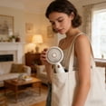 thumbnail image 4 of Lunxisen 1 Pcs Handheld Mini Fan Outdoor Portable Long Lasting Rechargeable Summer Fan, 4 of 8