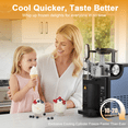 thumbnail image 2 of Advwin Slushy Machine for Home, No Ice Needed - 85oz Frozen Drink & Ice Cream Maker with 6 Presets, Auto Clean, Quiet, 2 of 10