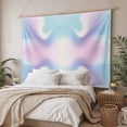 thumbnail image 3 of Abstract Minimalistic,Large Tapestry for Bedroom Wall Hanging Tapestry,Turquoise Pink Ombre Aesthetic Color Art Ceiling Backdrop Tapestries Poster Blanket Wall Decor for Living Room 86" x 104", 3 of 8
