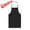 Black, variant on Bxaolu Apron Work Apron Kitchen Food Waist Hanging Neck
