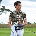 thumbnail image 4 of Salouo Ink Graffiti Owl for Men's Short Sleeve Polo Shirts,Polo Shirts for Men Performance Short Sleeve Golf Shirt Athletic Casual Collared T-Shirt-Medium, 4 of 8