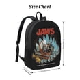thumbnail image 4 of Jaws Backpack Simple Lightweight Backpack Fashion Travel Backpack Laptop Backpack 17 Inch, 4 of 8