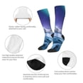 thumbnail image 6 of Lsque Night At Lake Aurora 1 Printed Crew Socks Men's Women's LightWeight Thin Casual Calf Socks ,Knee High Socks,Cotton Socks, 6 of 9