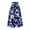 Navy Blue, variant on jinghuiyue Womens Floral Print Tiered Midi Skirts High Waist Flowy Ruffle A-Line Casual Summer Skirt L