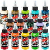 Millennium Mom's Exotic Tattoo Ink 14 Multicolor Set - 1/2 oz