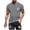 Gray, variant on Mens Summer Fshion Tops Shirts 2025 Plus Size New Casual Men T-shirt Print Sports Short Sleeve Round-Neck Blouses Shirts