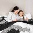 thumbnail image 5 of Feelyou Ocean Waves Boy Full Size Comforter Sets, Japanese Mount Fuji Bedding Sets, 3pcs, 5 of 8