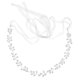 thumbnail image 1 of FELTECHELECTR Cinturón de novia con perlas, accesorio para vestido de novia, elegante y elegante cadena de cintura (plateada), 1 of 5
