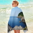 thumbnail image 3 of Fwttom Microfiber Beach Towel, Colorful Fast Drying Sand Free Beach Towels Oversized, Super Lightweight Bath Towels for Swimming Pool, Camping Essentials and Beach Essentials, 3 of 3