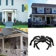 thumbnail image 4 of Halloween Giant Spider 1Ft Black Soft Hairy Scary Spider for Halloween Outdoor Yard & Indoor Decoration, 4 of 20