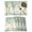 Off White, variant on Green Placemats Set of 6, Eucalyptus Leaves Placemats for Dining Table, Place Mats for Kitchen Tabletop, Waterproof Wipeable Dining Table Mats Set